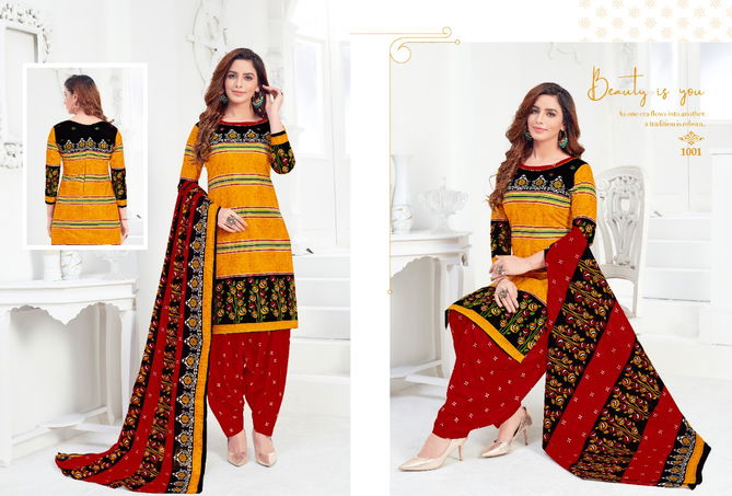 Laado Rio 14 Regular Wear Printed Pure Cotton Dress Material Collection 